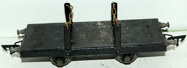 JEP WAGON PLAT DOUBLE TRANSPORT DE BOIS ÉCHELLE 0